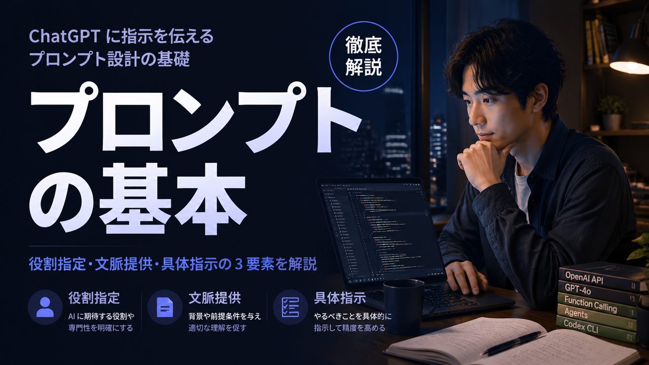 プロンプトの基本