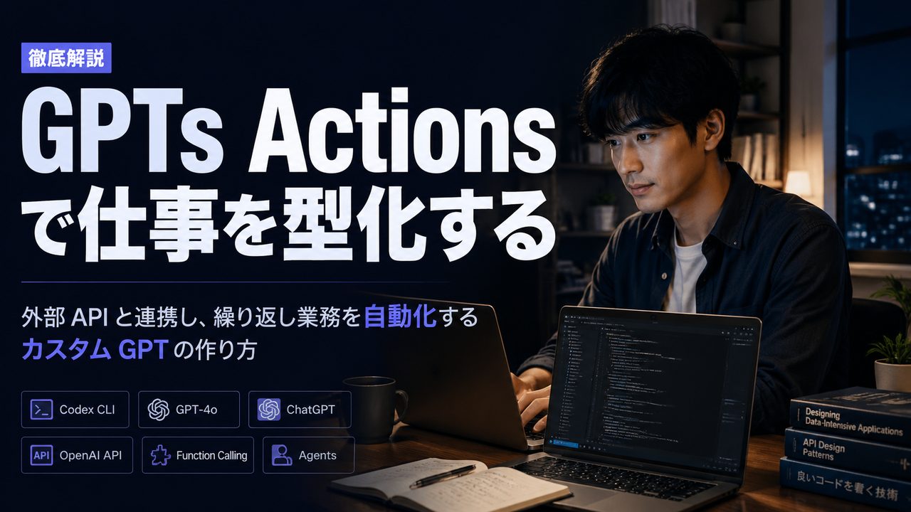 GPTs Actions で仕事を型化する