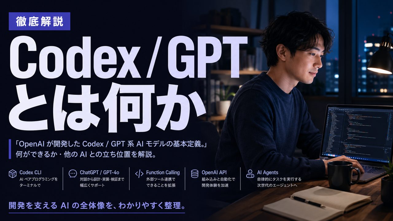 Codex / GPT とは何か