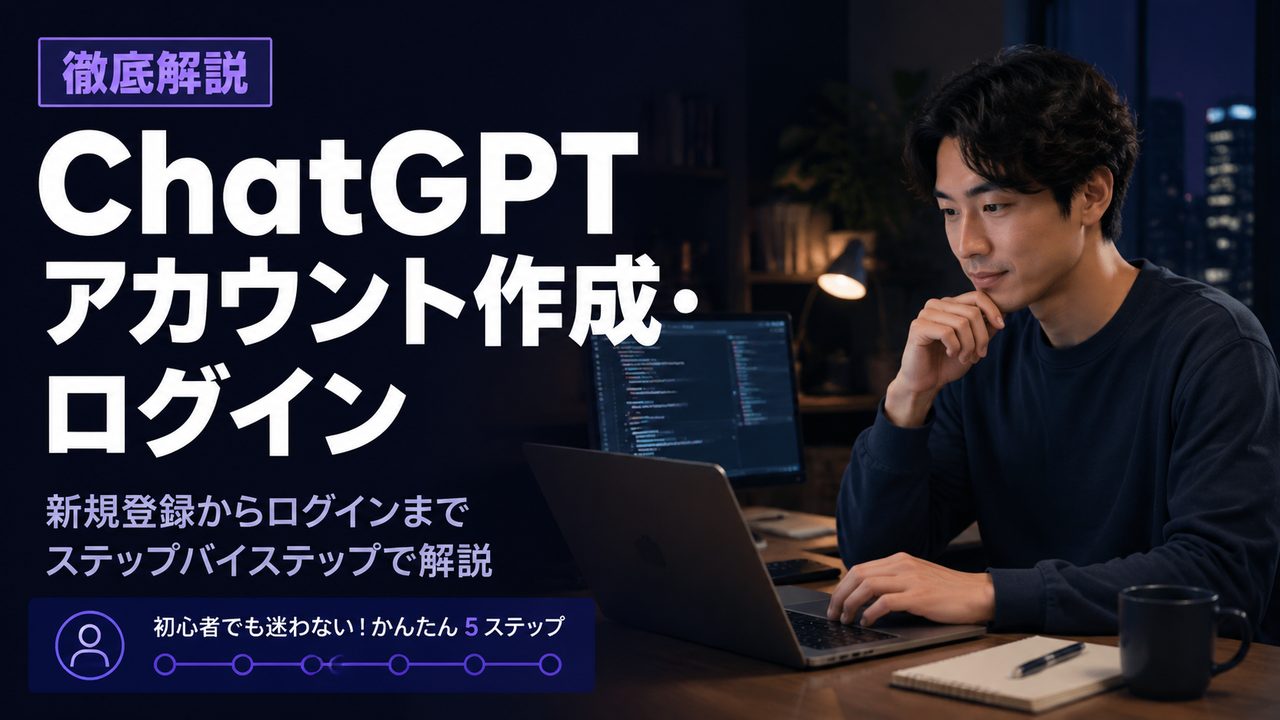 ChatGPT アカウント作成・ログイン