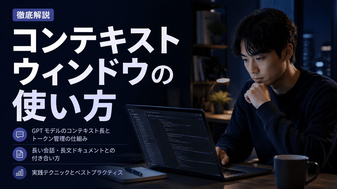 コンテキストウィンドウの使い方