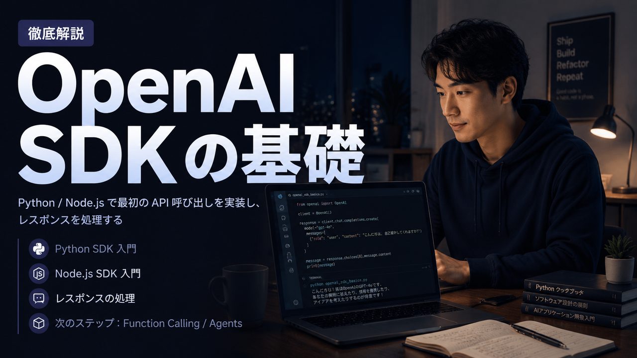 OpenAI SDK の基礎