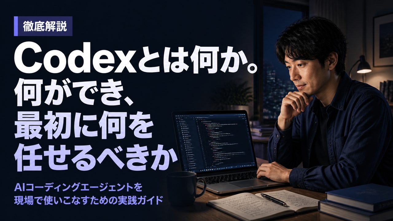 Codexとは何か。何ができ、最初に何を任せるべきか