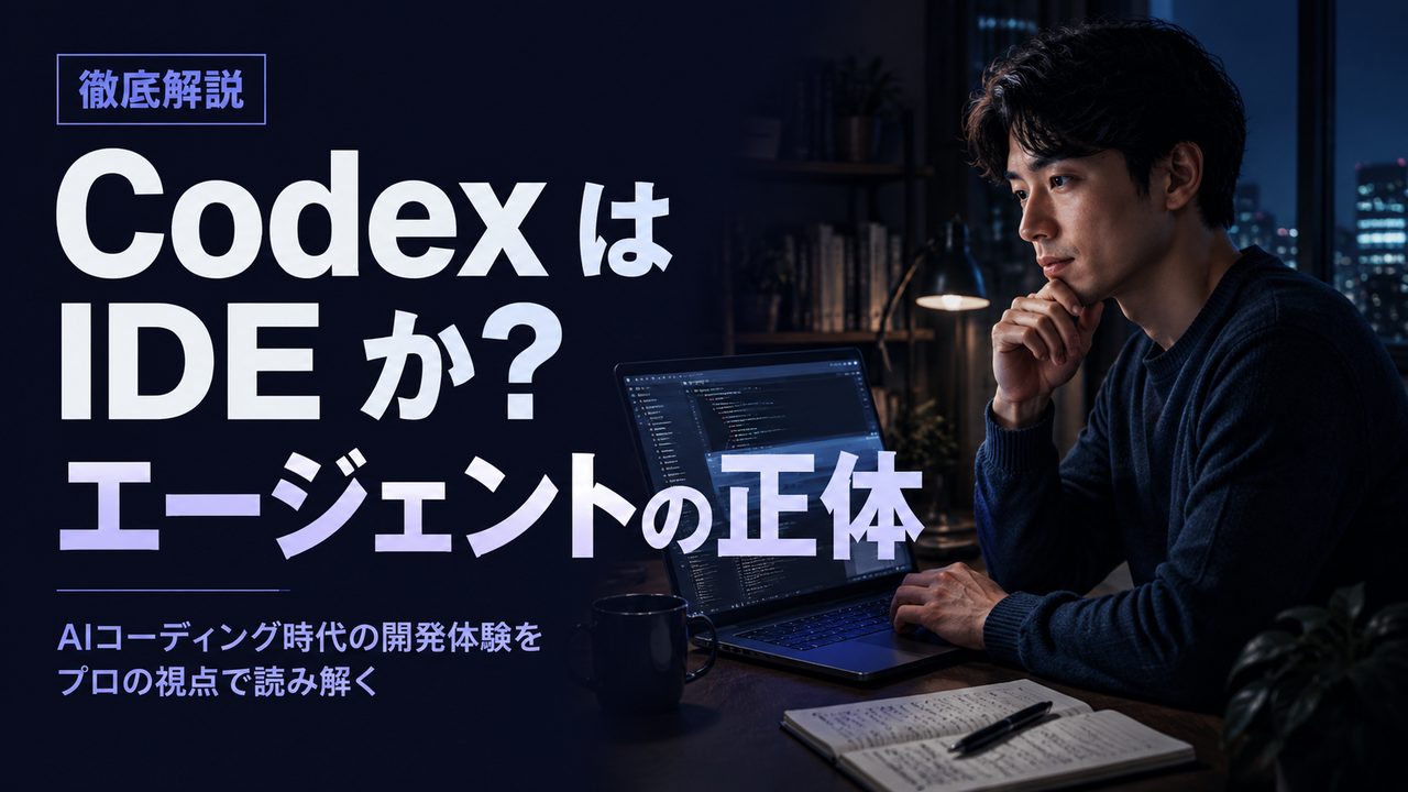 Codex は IDE か?エージェントの正体